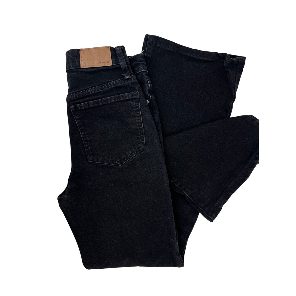 Madewell The Perfect Vintage Flare Jeans 24 x 30 black washed